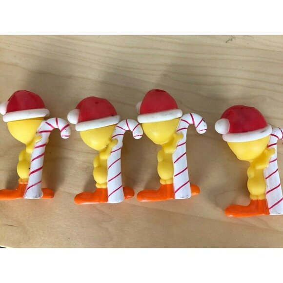 VTG 1987 Warner Bros Christmas Light Covers Looney Tunes - TWEETY BIRD Set of 4 - Picture 3 of 4